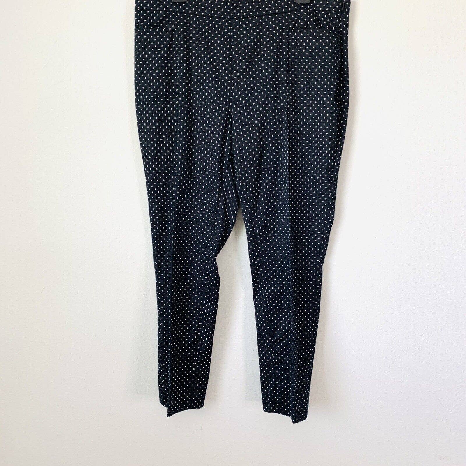 Akris Punto Franca Micro High Waist Polka Dot Skinny Cropped Pants