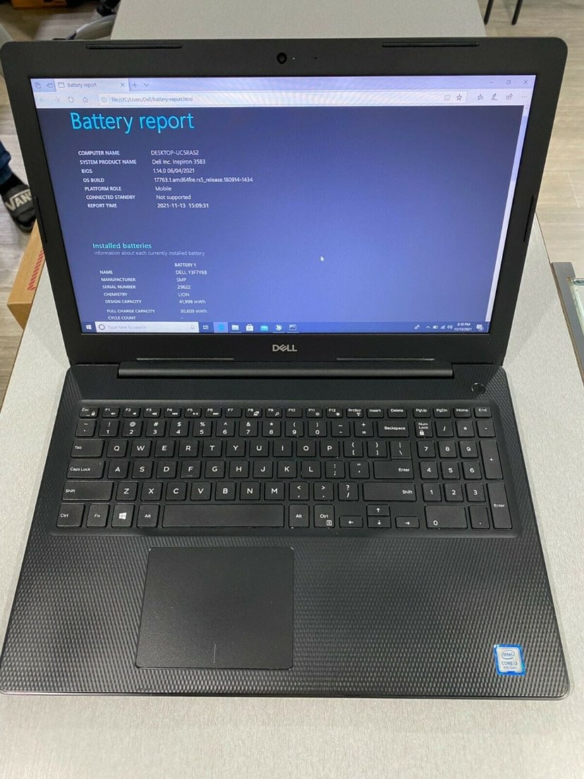 Dell Inspiron 15 3583 Intel Core i3-8145U 2.1GHz 8GB RAM 1TB HDD