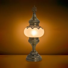 Hammered Turkish Table Lamp