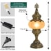 Hammered Turkish Table Lamp