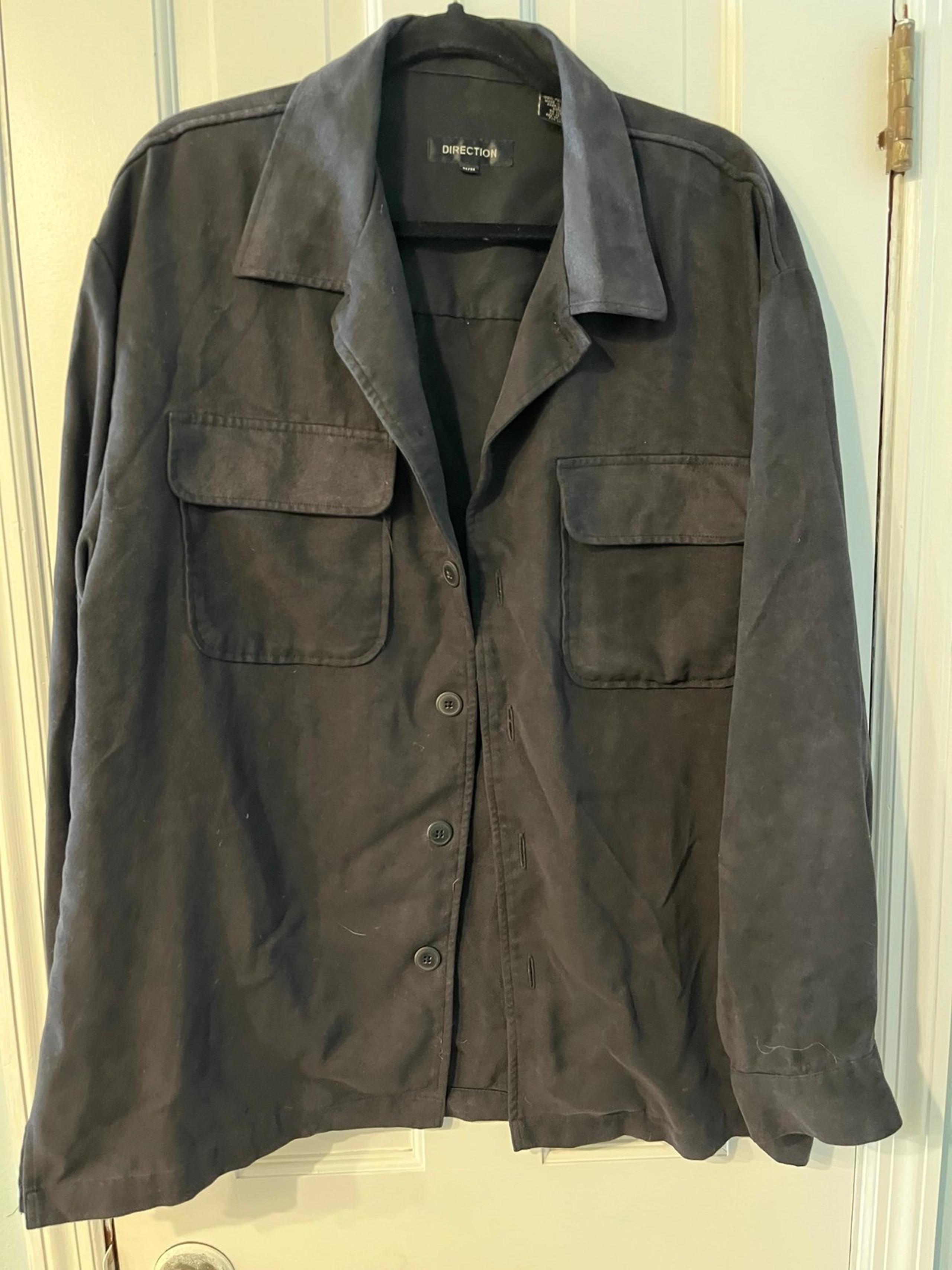 Direction mens shirt jacket (size medium)