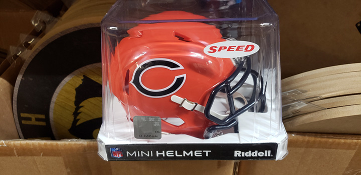CHICAGO BEARS SPEED ALTERNATE 2022 MINI HELMET RIDDELL
