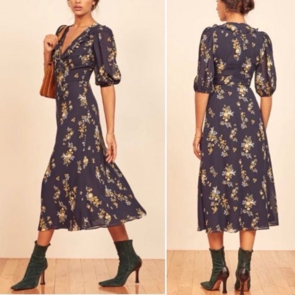 Reformation Brook Dress Size 0