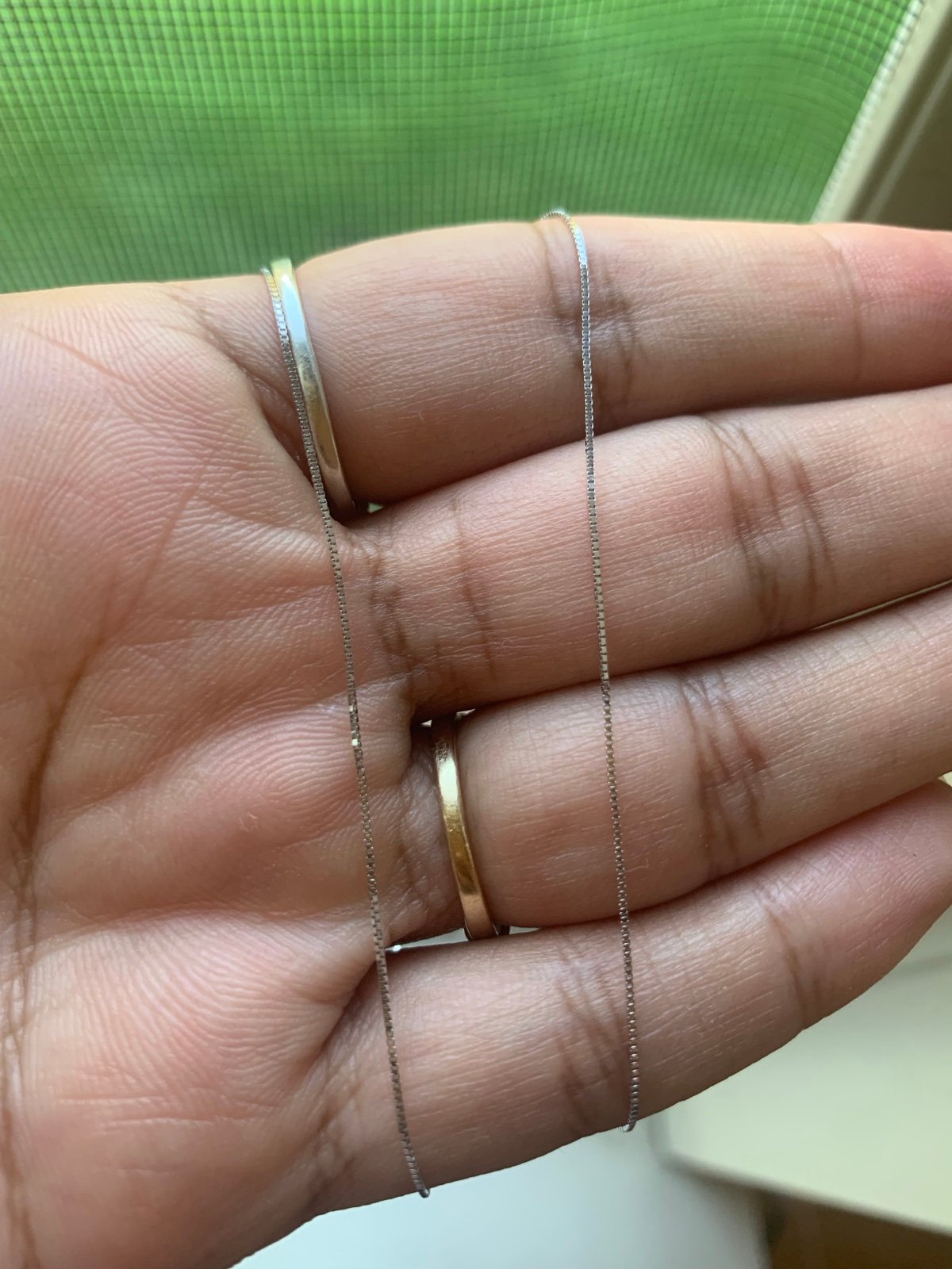 10k Gold Box Chain - 18