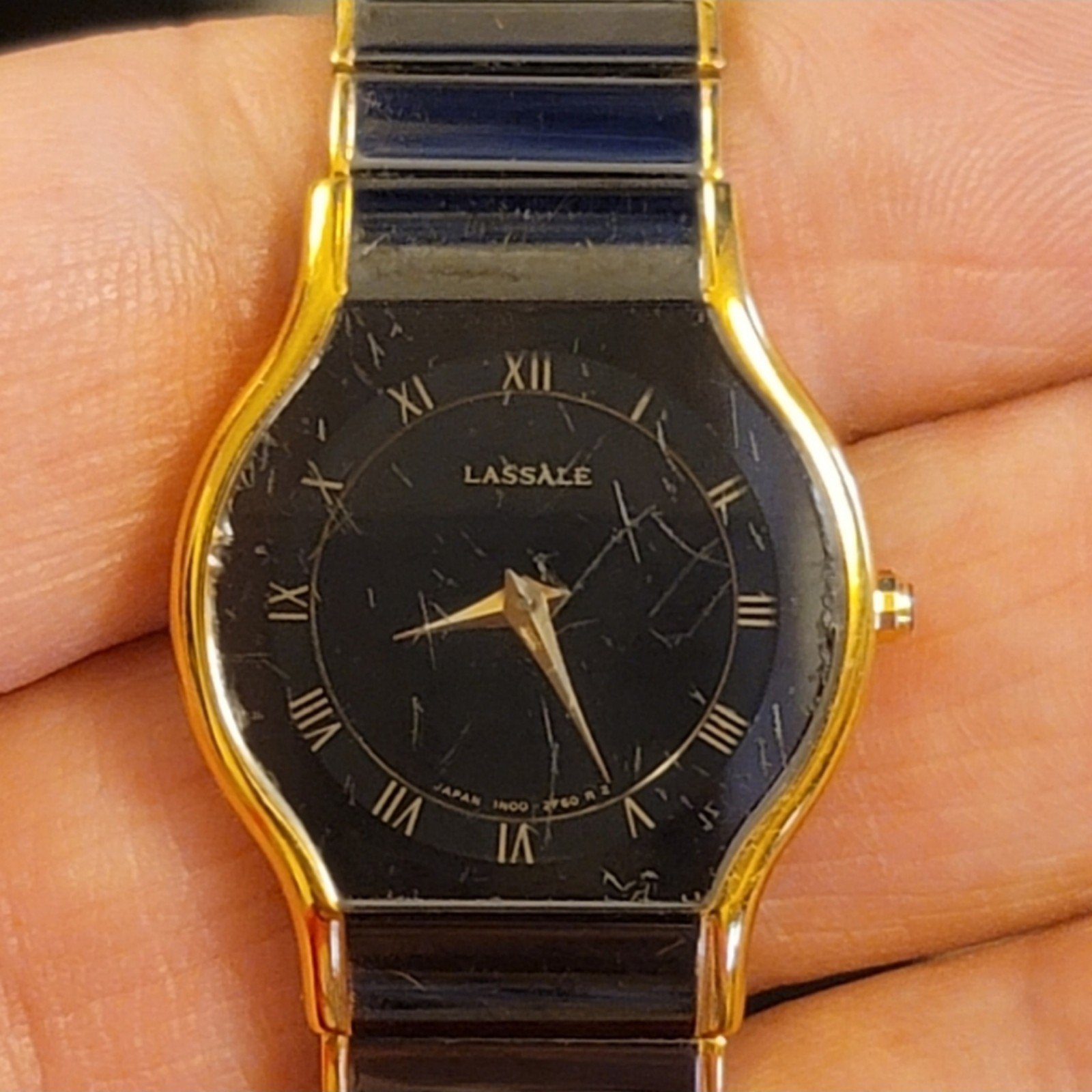 Lassale Vintage Black & Gold Watch ¤