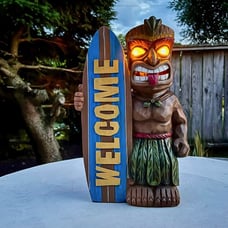 Flickering Torch Tiki II Solar Light for Home and Outdoor Decor Flickering