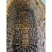 Vintage Oblong Wicker Twig Basket With Flat Bottom Rustic Farmhouse Decor 15 x6