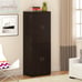 4-Door 5' Storage Cabinet, Dark Chocolate