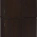 4-Door 5' Storage Cabinet, Dark Chocolate