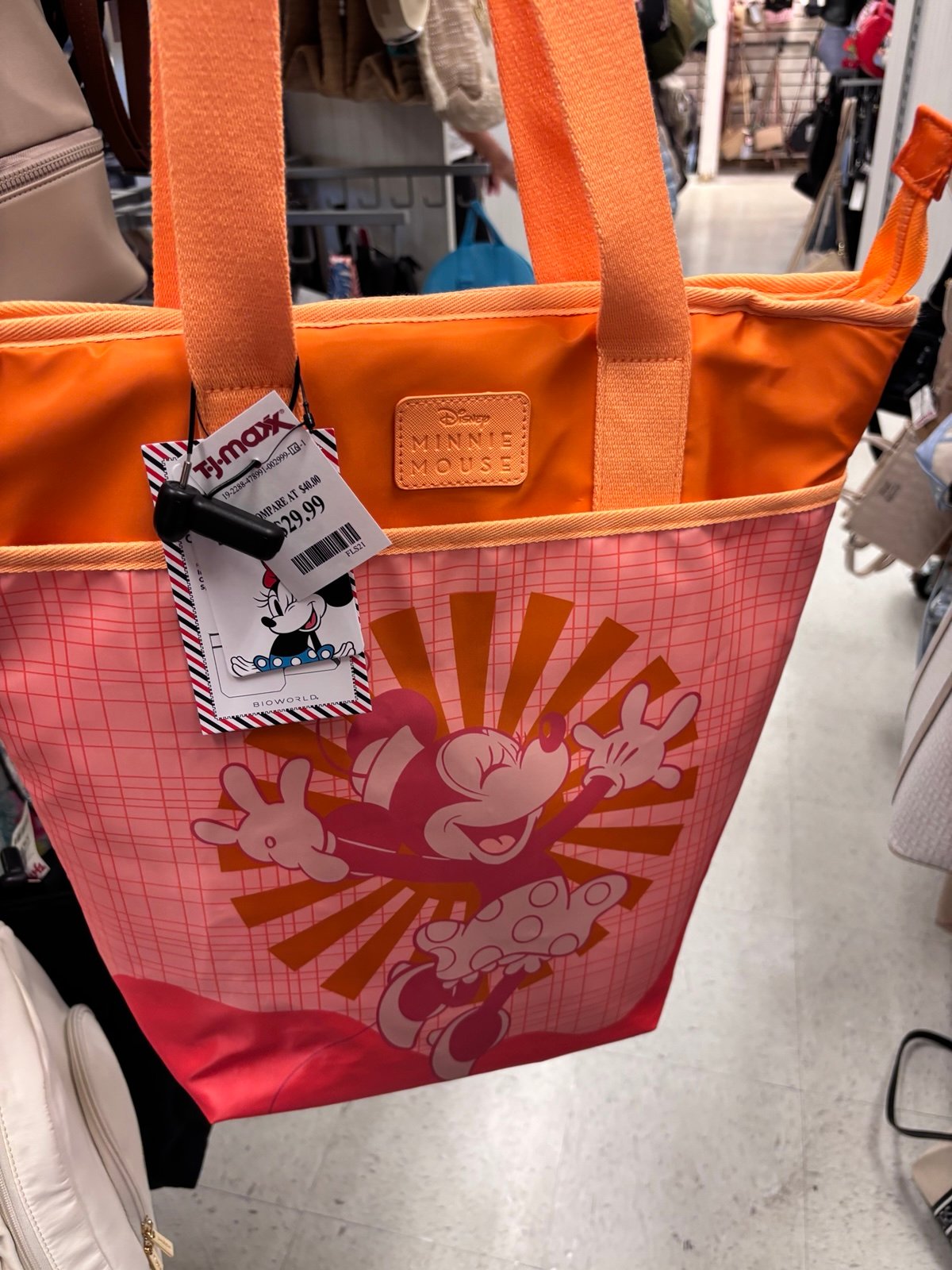 minnie mouse tote bag