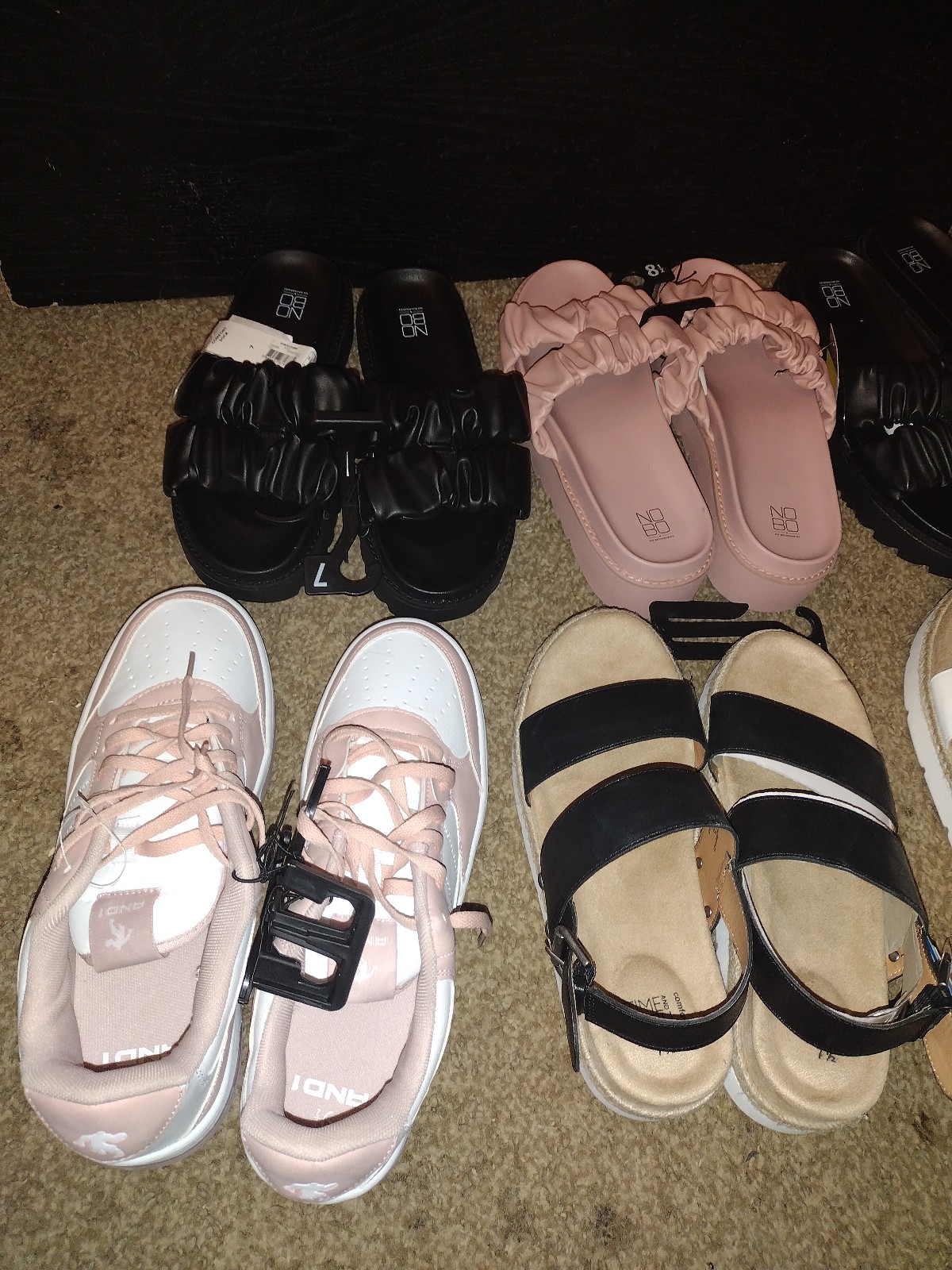 Lots of 8 shoes