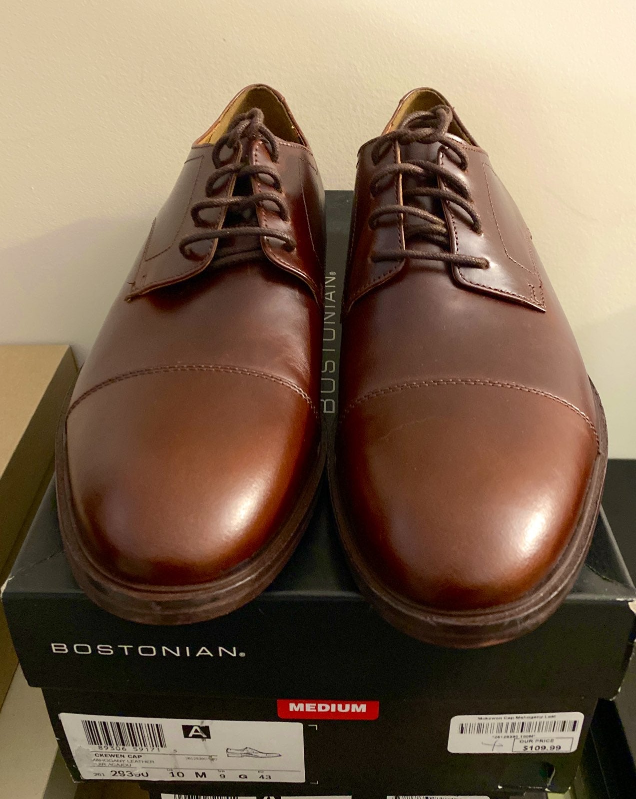 Bostonian mens dress shoes size 10 US