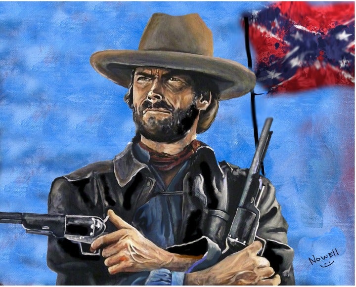 3D Metal Art Outlaw Josey Wales