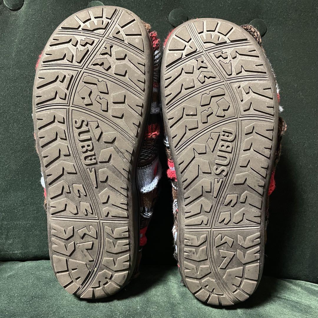 うのにもお得な情報満載！ FAF × SUBU 3D Slip-Ons 24.0-25.5) (Sizes Sandals Knit 靴