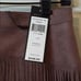 BCBG Rashell Faux Suede Fringe Skirt