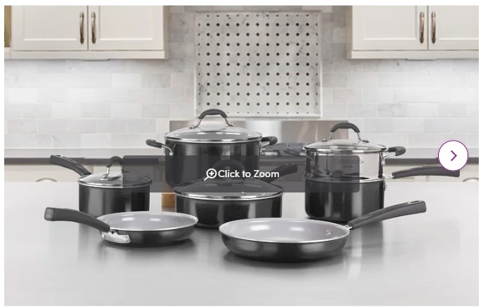 Cuisinart 11 Piece Aluminum Non Stick Cookware Set