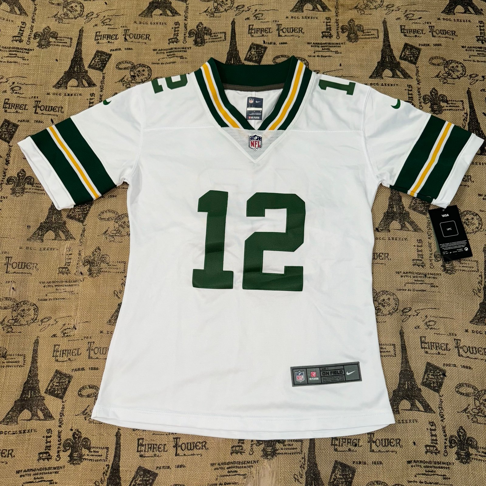 Aaron Rodgers Women’s Green Bay Packers Nike Classic Elite Player Jersey -White