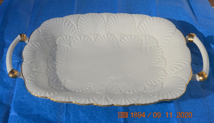 Lenox Trellis Shell Serving Tray/Platter ~ Vintage ~