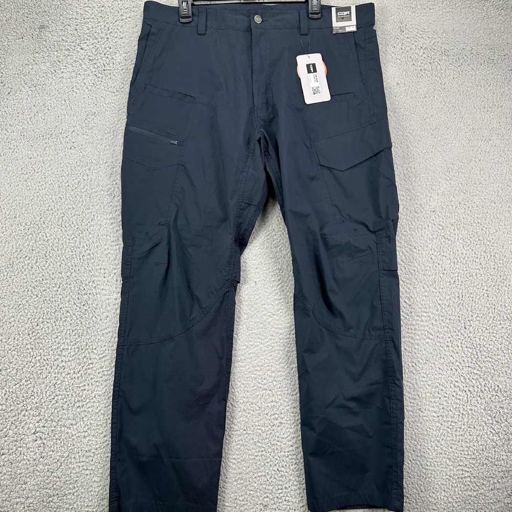 CQR Gear Runyon Series Tactical Cargo Pants Mens 38X30 Navy Blue Nylon Blend NEW
