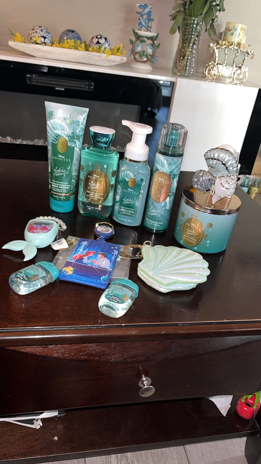 Bath and Bodyworks Disney The littler Mermaid Ariel lot