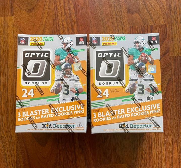 2020-2021 donruss football blaster boxes