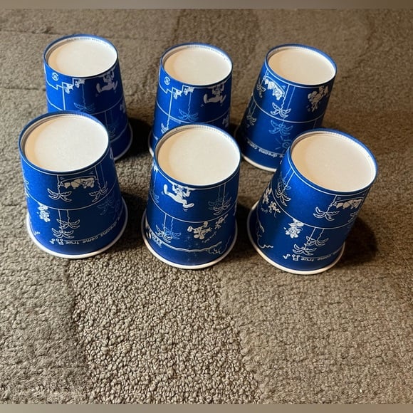 Tokyo Disney Resort Japan Bundle Lot of 6 Paper Cups Official Exclusive Mickey