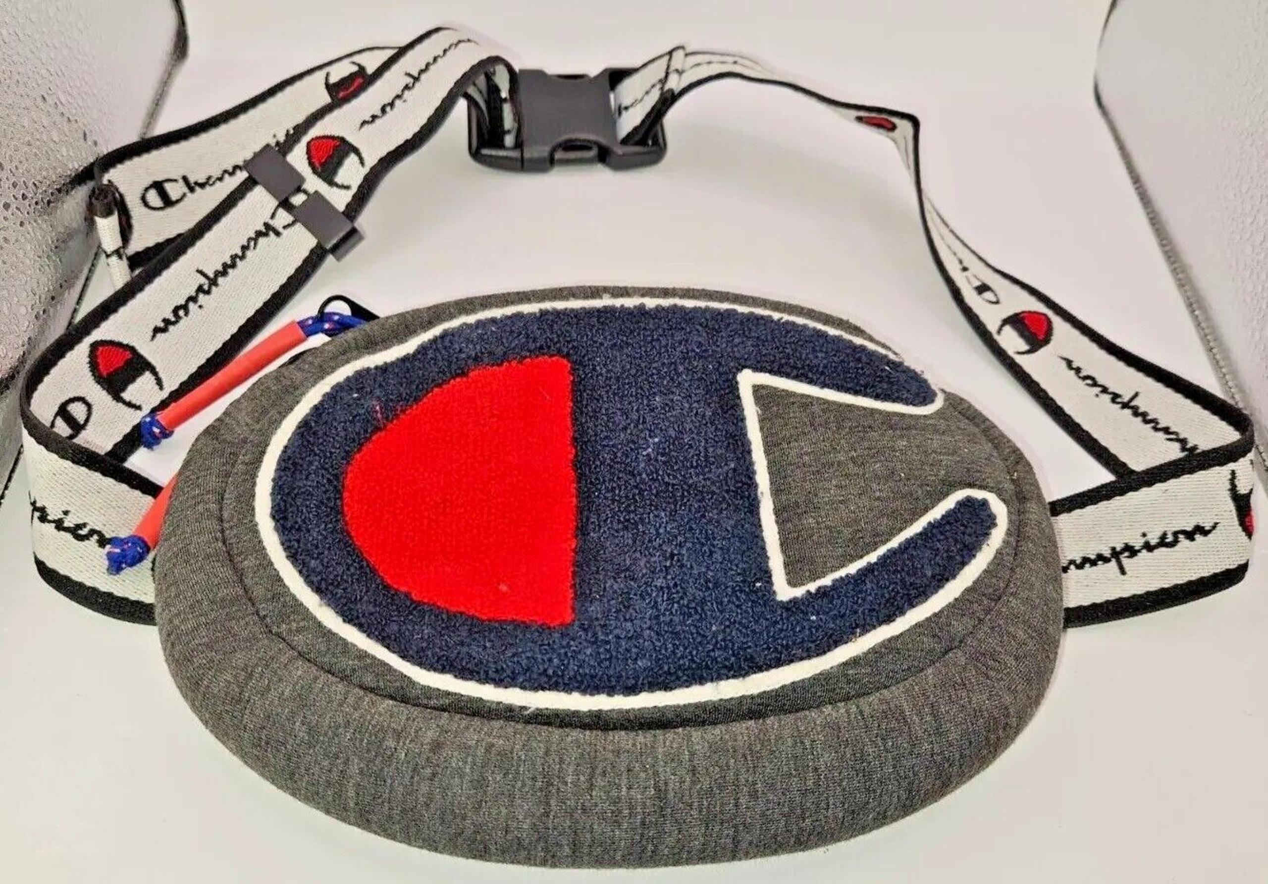 Champion Prime Waist Pack Pouch Fanny Pack Shoulder Crossbody Bag grey white