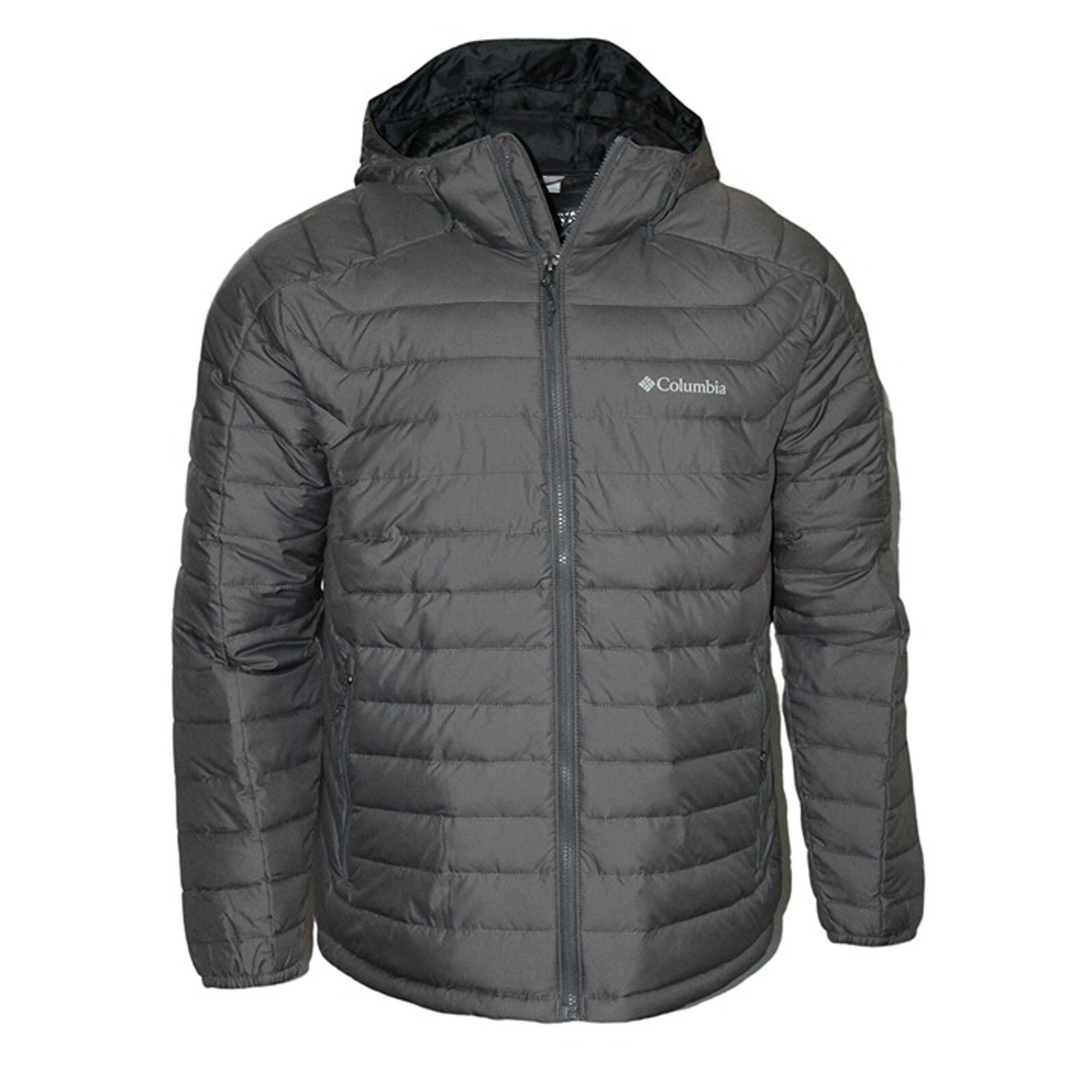 Columbia Men's White Out II Insulated Omni Heat Hooded Jacket Coat Grey Large Columbia Men's White Out II Insulated Omni Heat Hooded Jacket Coat Grey Large