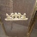 Vintage Ornate Brass Claw Foot French Provincial Victorian Fireplace Cover