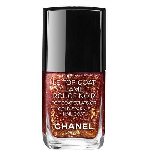 Chanel Gold Sparkle Top Coat Nail Polish