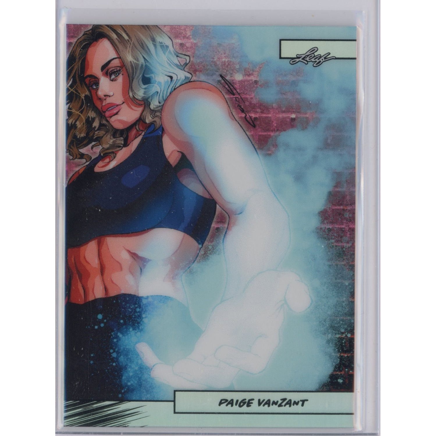 2025 Leaf Web Exclusives Anime Nation Paige VanZant #Silver /99 MMA Card