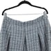 Miss Selfridge skirt boucle kilt plaid pleated mini soft girl academia blue 12