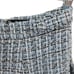 Miss Selfridge skirt boucle kilt plaid pleated mini soft girl academia blue 12