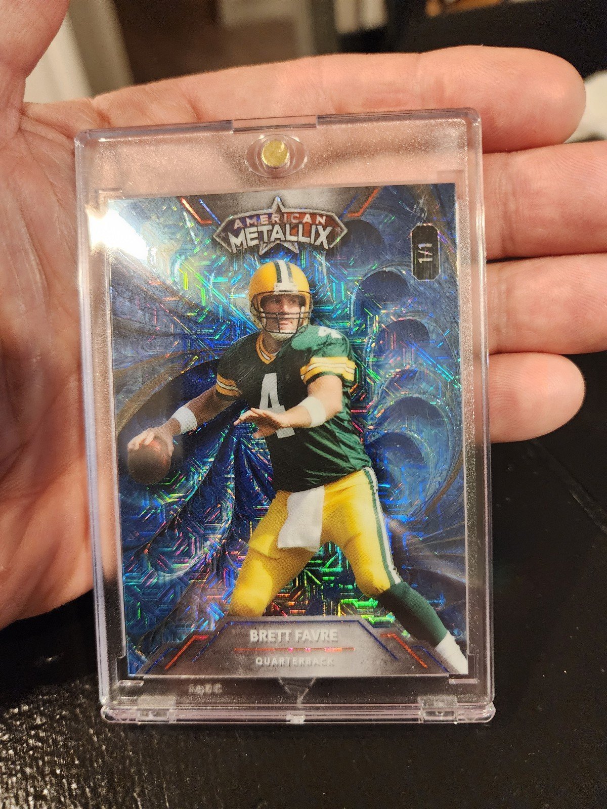 2024 Brett Farve 1/1 American Mettallix Pop 1