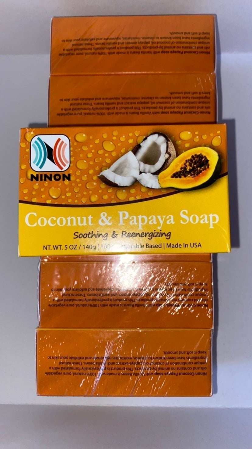 (6) Count Coconut & Papaya Soap