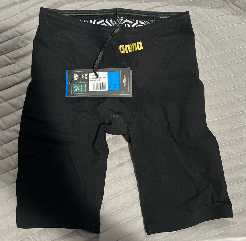 Arena Men's Powerskin Carbon Glide SL Jammer Tech Suit Swimsuite Size 30