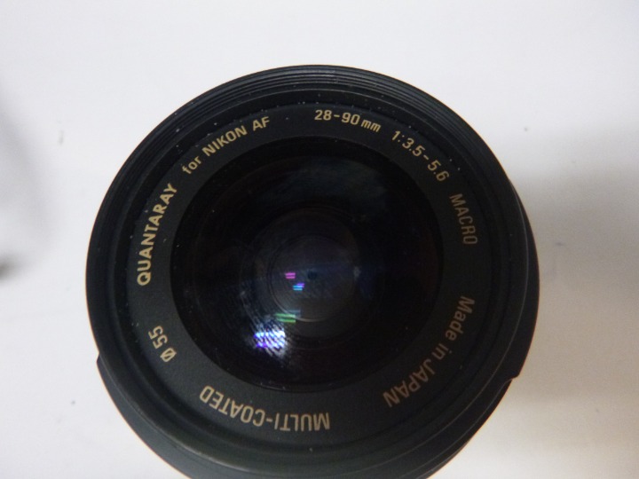 Quantaray for Nikon AF 28-90mm D 1: 3.5-5.6 Multi-Coated Aspherical Lens
