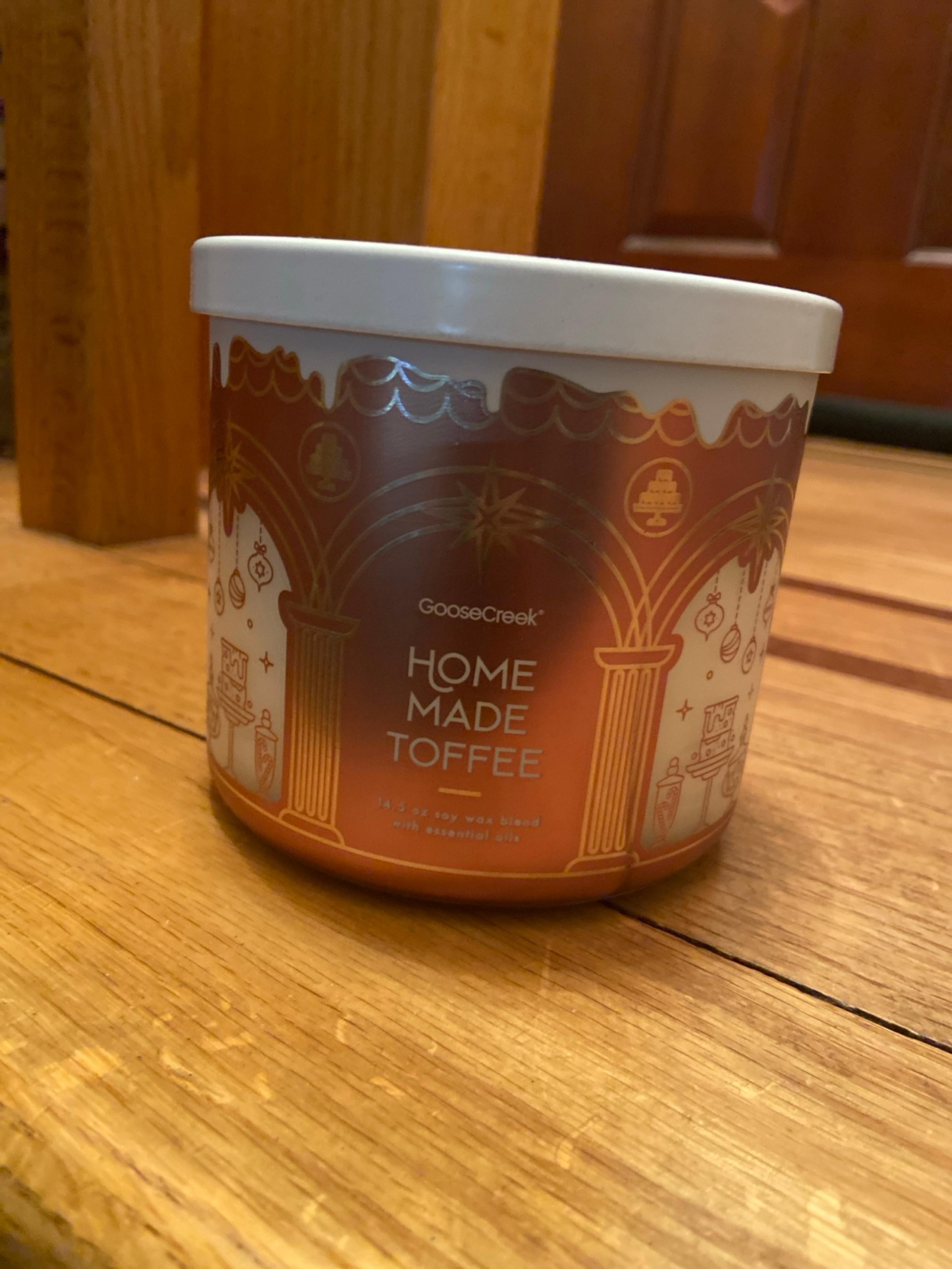 Home Made Toffee Candle from Goose Creek