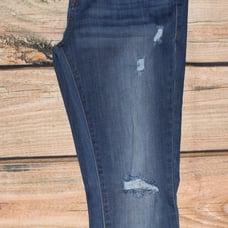 Destroyed Ankle Skinny Jeans