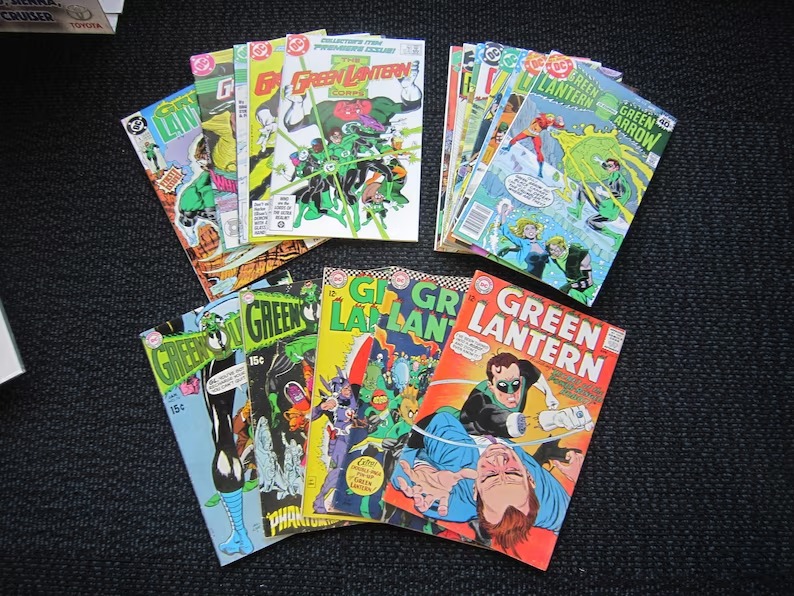 Green Lantern lot - 1965 & up, 1st Kilowag