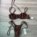 Frankie’s bikinis cinnamon brown bikini set