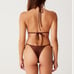 Frankie’s bikinis cinnamon brown bikini set