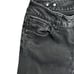 CAbi Jeans Black Denim Fringe Hems Stretch New Crop 3189 Women Size 4 Low RIse