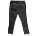 CAbi Jeans Black Denim Fringe Hems Stretch New Crop 3189 Women Size 4 Low RIse