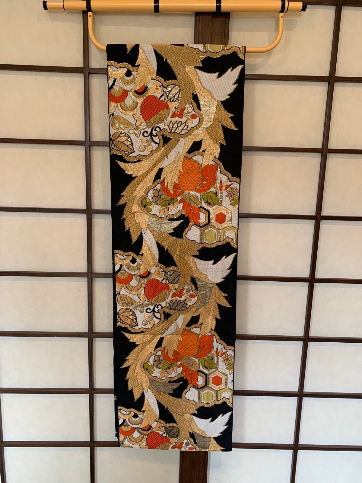 Kimono obi (black /gold)