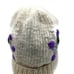 Chullo For Women Handmade Woven in Sheep Wool Multicolored Flowers Design