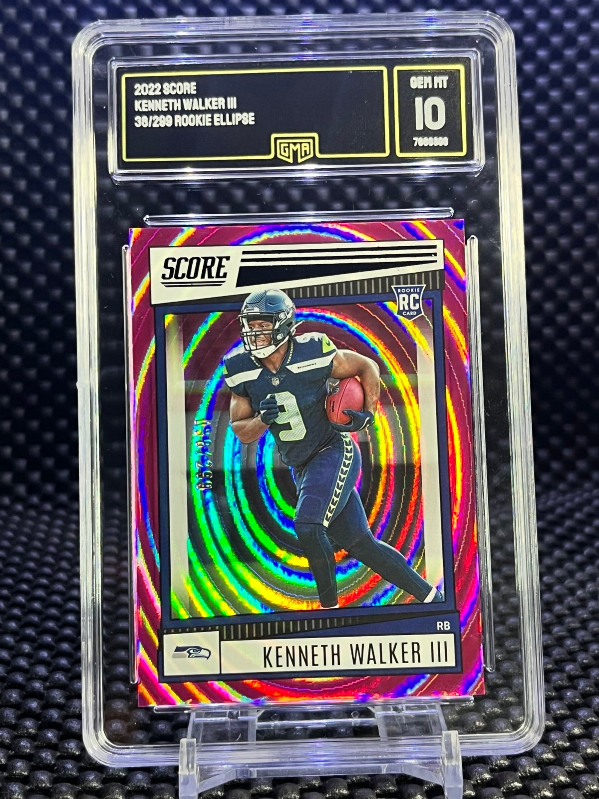 2022 Kenneth Walker III ROOKIE Ellipse Parallel 38/299