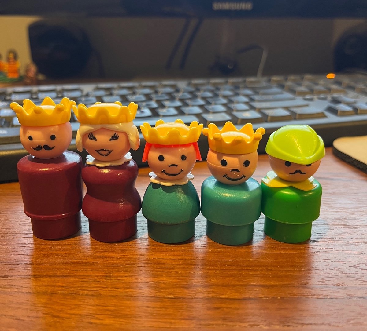 Vintage Fisher Price Little People Castle Figures