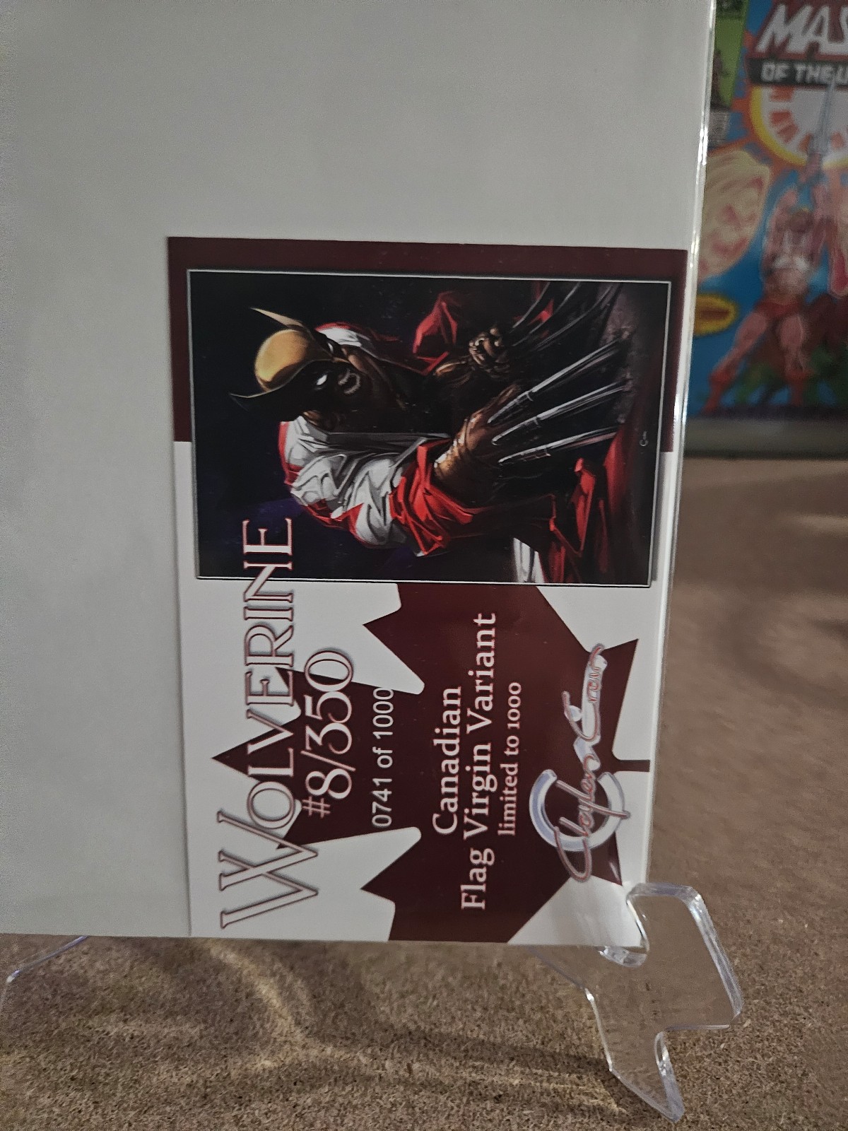 洋書 Wolverine #8 Clayton Crain variant Wolverine 8 CGC SS 9.8 Clayton Crain Canada Flag Virgin