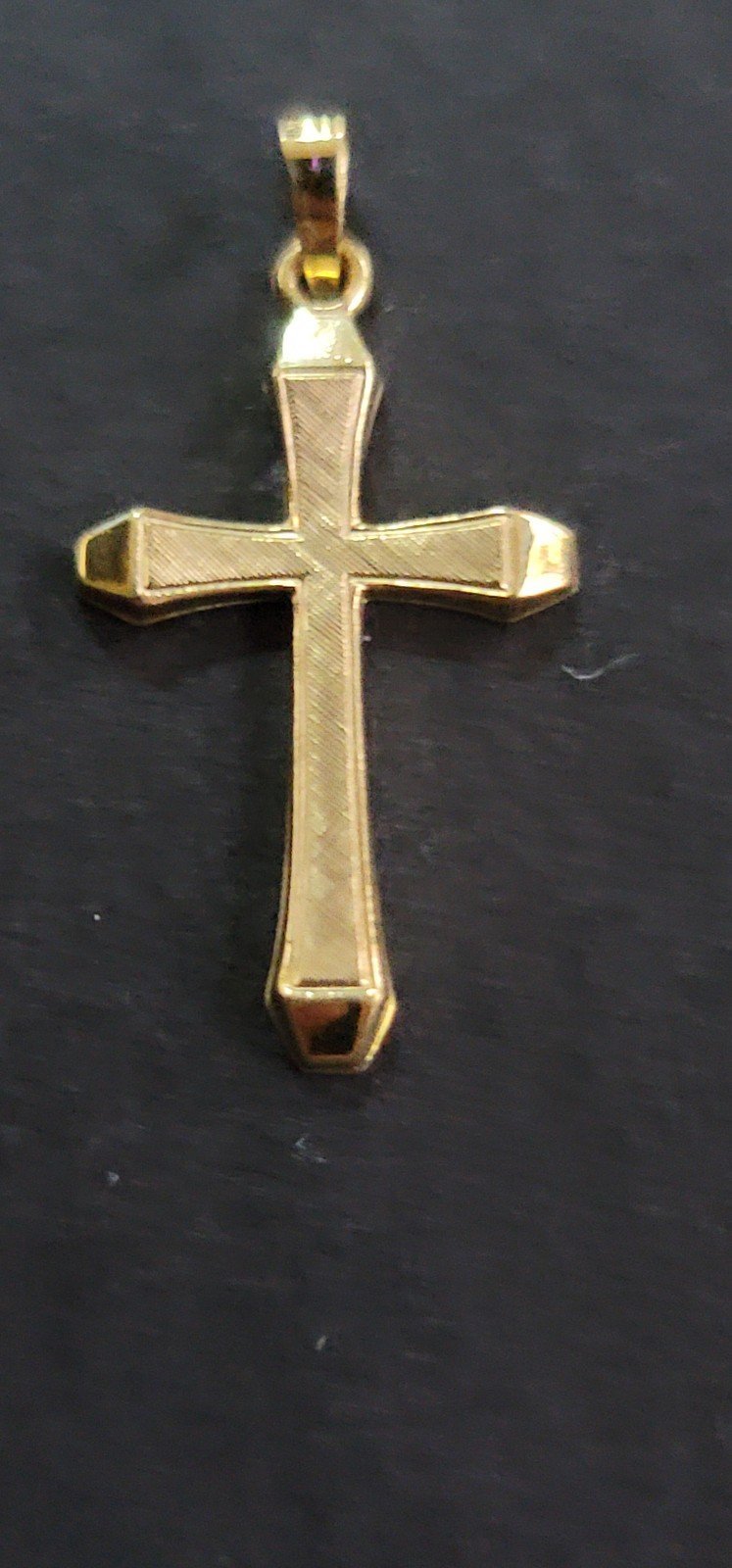 N214 14k Cross Pendant